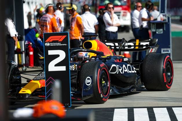 VERSTAPPEN Max (ned), Red Bull Racing RB19, portrait during the 2023 Formula 1 Qatar Airways Hungarian Grand Prix, 11th round of the 2023 Formula One World Championship, WM, Weltmeisterschaft from July 21 to 23, 2023 on the Hungaroring, in Mogyorod, Hungary - F1 - HUNGARIAN GRAND PRIX 2023 DPPI Panoramic  00123026_GOOD9544 