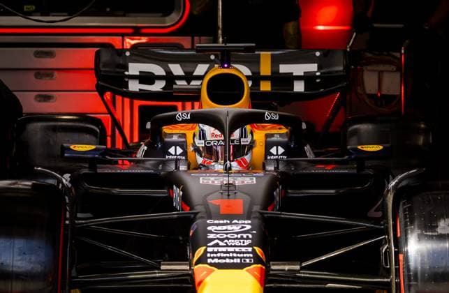 BUDAPEST - Max Verstappen (Red Bull Racing) during qualifying at the Hungaroring Circuit ahead of the Hungarian Grand Prix. ANP REMKO DE WAAL F1 Grand Prix of Great Britain - Qualifying 2023 xVIxANPxSportx xxANPxIVx 474068173 originalFilename: 474068173.jpg