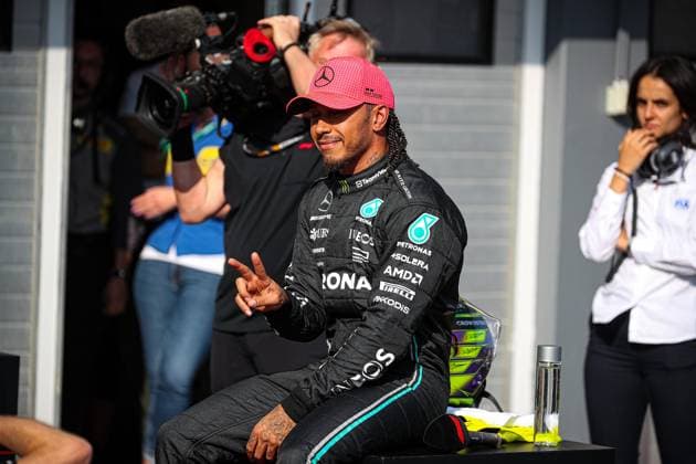 44 Lewis Hamilton, (GRB) AMG Mercedes Ineos during the Hungarian GP, Budapest 20-23 July 2023 at the Hungaroring, Formula 1 World Championship, WM, Weltmeisterschaft 2023.  Copyright: xFedericoxBasile IPAx xipa-agencyx xFedericoxBasile IPAx 0 IPA_IPA39357231
