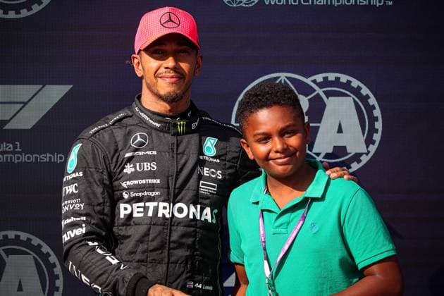 44 Lewis Hamilton, (GRB) AMG Mercedes Ineos during the Hungarian GP, Budapest 20-23 July 2023 at the Hungaroring, Formula 1 World Championship, WM, Weltmeisterschaft 2023.  Copyright: xFedericoxBasile IPAx xipa-agencyx xFedericoxBasile IPAx 0 IPA_IPA39357295