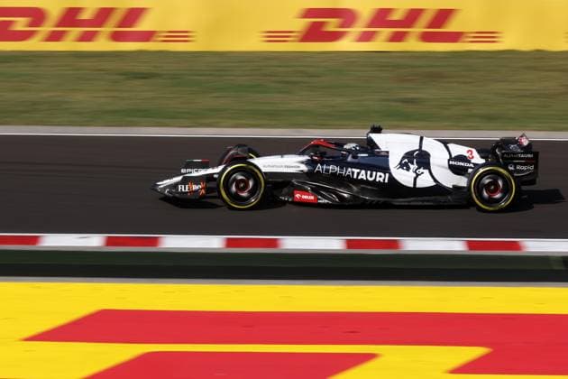 F1 Gran Prix of Hungary Daniel Ricciardo of AlphaTauri on track during qualifying for the F1 Grand Prix of Hungary at Hungaroring on July 22, 2023 Mogyorod, Hungary. Mogyorod Hungaroring Hungary Copyright: xMarcoxCanonierox