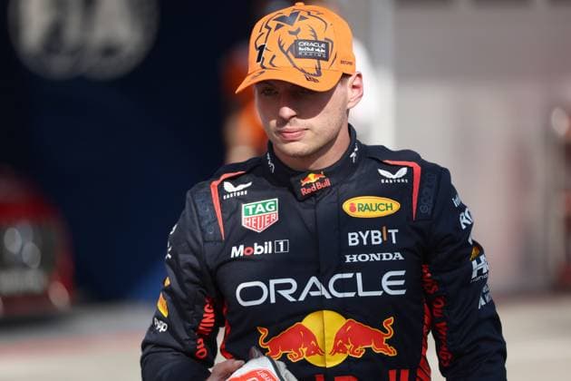 F1 Gran Prix of Hungary Max Verstappen of Red Bull Racing in the park ferme at the end of qualifying for the F1 Grand Prix of Hungary at Hungaroring on July 22, 2023 Mogyorod, Hungary. Mogyorod Hungaroring Hungary Copyright: xMarcoxCanonierox