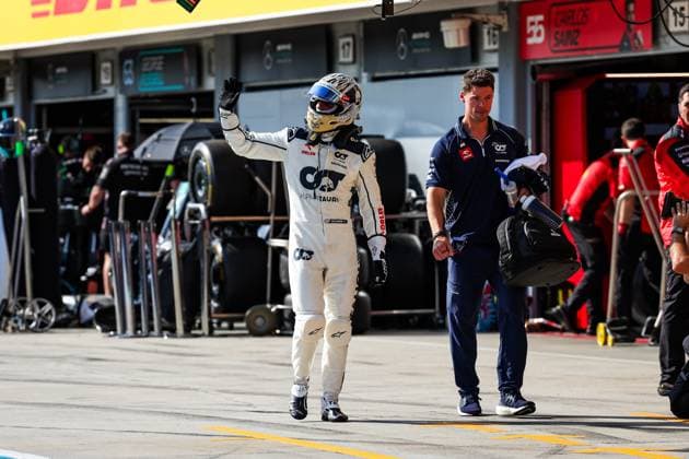 RICCIARDO Daniel (aus), Scuderia AlphaTauri AT04, portrait during the 2023 Formula 1 Qatar Airways Hungarian Grand Prix, 11th round of the 2023 Formula One World Championship, WM, Weltmeisterschaft from July 21 to 23, 2023 on the Hungaroring, in Mogyorod, Hungary - F1 - HUNGARIAN GRAND PRIX 2023 DPPI Panoramic  00123026_GOOD9489 