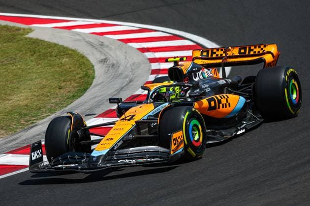4 Lando Norris GBR, McLaren F1 Team , F1 Grand Prix of Hungary at Hungaroring on July 22, 2023 in Budapest, Hungary Photo by HOCH ZWEI Budapest Hungary
