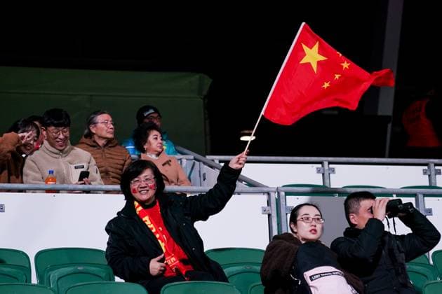 Perth, Austalia, July 22nd 2023: Fan of China during the FIFA Womens World Cup 2023 Group D football match between Denmark and China at Perth Rectangular Stadium in Perth, Australia. (Daniela Porcelli SPP)  Copyright: xDanielaxPorcellix xSPPx spp-en-DaPoSp-20230722-DP209445