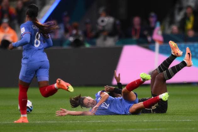 Sport Themen der Woche KW29 Mandatory Credit: Photo by James Gourley Shutterstock (14017348aa) Clara Mateo of France France Women v Jamaica Women, FIFA Women s World Cup, Group F, Football, Sydney Football Stadium, Sydney, Australia - 23 Jul 2023 Editorial use only France Women v Jamaica Women, FIFA Women s World Cup, Group F, Football, Sydney Football Stadium, Sydney, Australia - 23 Jul 2023 Editorial use only  Copyright: xJamesxGourley Shutterstockx 14017348aa