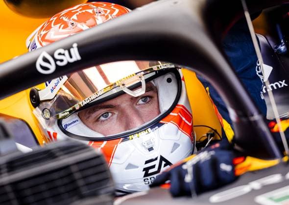 BUDAPEST - Max Verstappen (Red Bull Racing) ahead of the Hungarian Grand Prix at the Hungaroring. ANP REMKO DE WAAL F1 Grand Prix of Hungary 2023 xVIxANPxSportx xxANPxIVx 474118730 originalFilename: 474118730.jpg