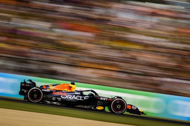 BUDAPEST - Max Verstappen (Red Bull Racing) during the Hungarian Grand Prix at the Hungaroring. ANP REMKO DE WAAL F1 Grand Prix of Hungary 2023 xVIxANPxSportx xxANPxIVx 474122656 originalFilename: 474122656.jpg