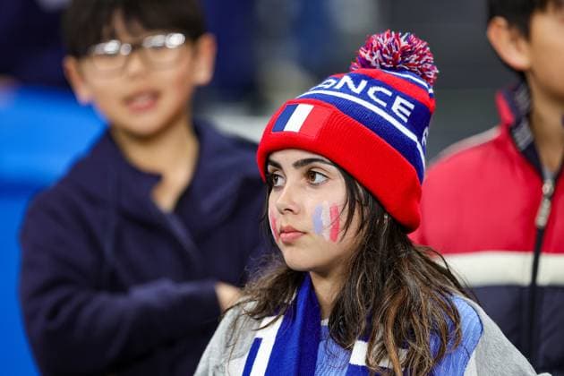 France Women v Jamaica Women 2023 FIFA Women™s World Cup 23 07 2023. A young France fan during the 2023 FIFA Women™s World Cup match between France Women and Jamaica Women at Stadium Australia, Sydney, Australia on 23 July 2023. Editorial use only , Copyright: xNigelxKeenex PSI-17650-0049