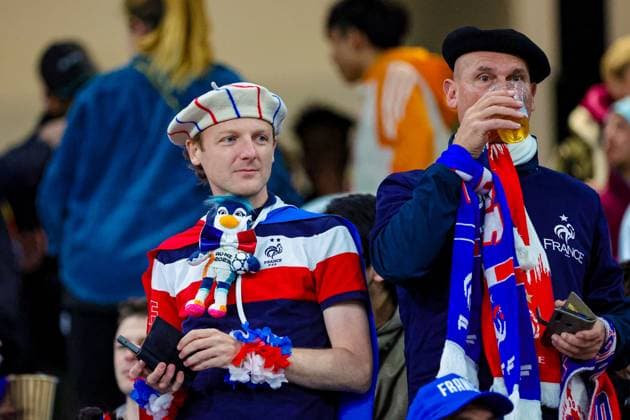 France Women v Jamaica Women 2023 FIFA Women™s World Cup 23 07 2023. France fans during the 2023 FIFA Women™s World Cup match between France Women and Jamaica Women at Stadium Australia, Sydney, Australia on 23 July 2023. Editorial use only , Copyright: xNigelxKeenex PSI-17650-0050