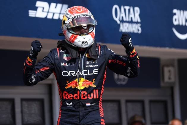 F1 Gran Prix of Hungary Max Verstappen of Red Bull Racing celebrates at the end of the F1 Grand Prix of Hungary at Hungaroring on July 23, 2023 Mogyorod, Hungary. Mogyorod Hungaroring Hungary Copyright: xMarcoxCanonierox