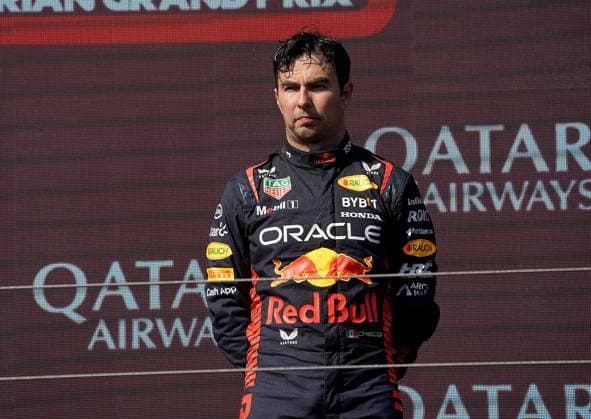 23 07 2023, Hungaroring, Budapest, Formula 1 Grand Prix Hungarian Grand Prix 2023 , in picture winner Max Verstappen NLD , Oracle Red Bull Racing, 2 place for Lando Norris GBR , McLaren F1 Team, 3 place for Sergio Perez MEX , Oracle Red Bull Racing Budapest Hungaroring Tirol Hungary  eu-images-506