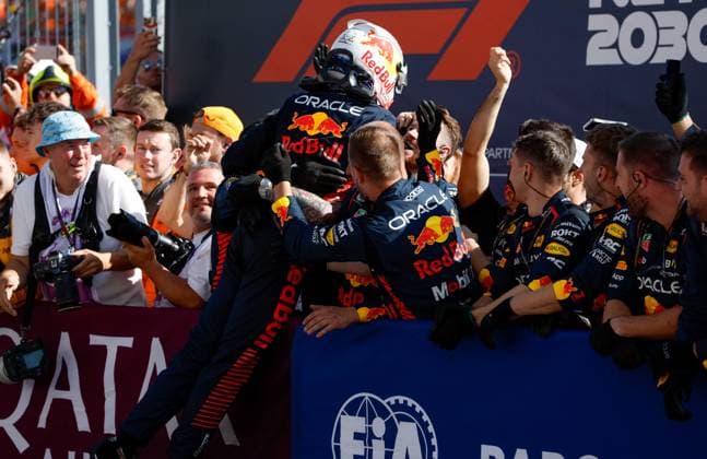 1 Max Verstappen NLD, Oracle Red Bull Racing , F1 Grand Prix of Hungary at Hungaroring on July 23, 2023 in Budapest, Hungary Photo by HOCH ZWEI Budapest Hungary