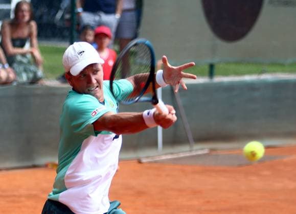 Filip JIANU Palmengarten , Pullach bei Muenchen, Tennisclub Grosshesselohe, 23 07 23, Tennis, 1 Bundesliga Herren, TC Großhesselohe vs FTC Palmengarten, Copyright: WolfgangxFehrmann