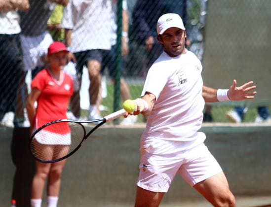 Pablo ANDUJAR ALBA Grosshesselohe , Pullach bei Muenchen, Tennisclub Grosshesselohe, 23 07 23, Tennis, 1 Bundesliga Herren, TC GrooÆAÂ¸hesselohe vs FTC Palmengarten, Copyright: WolfgangxFehrmann