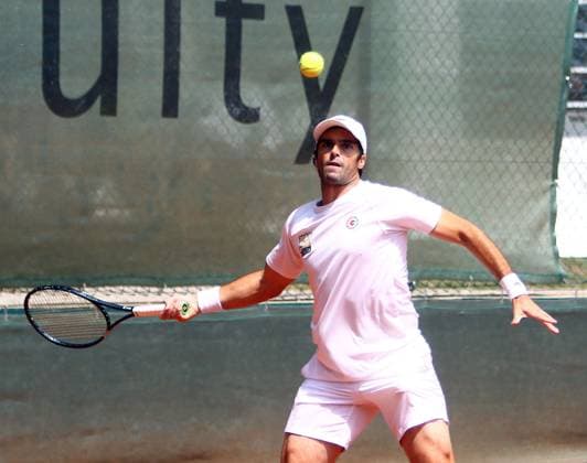 Pablo ANDUJAR ALBA Grosshesselohe , Pullach bei Muenchen, Tennisclub Grosshesselohe, 23 07 23, Tennis, 1 Bundesliga Herren, TC GrooÅ¸hesselohe vs FTC Palmengarten, Copyright: WolfgangxFehrmann