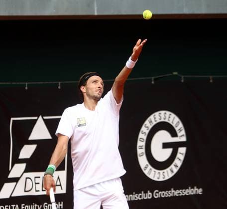 ArthurRINDERKNECH Grosshesselohe , Pullach bei Muenchen, Tennisclub Grosshesselohe, 23 07 23, Tennis, 1 Bundesliga Herren, TC GrooÆAÂ¸hesselohe vs FTC Palmengarten, Copyright: WolfgangxFehrmann