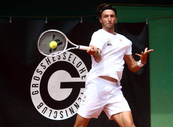 ArthurRINDERKNECH Grosshesselohe , Pullach bei Muenchen, Tennisclub Grosshesselohe, 23 07 23, Tennis, 1 Bundesliga Herren, TC Grosshesselohe vs FTC Palmengarten, Copyright: WolfgangxFehrmann