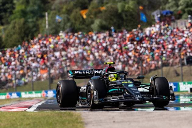 44 Lewis Hamilton GBR, Mercedes AMG Petronas F1 Team , F1 Grand Prix of Hungary at Hungaroring on July 23, 2023 in Budapest, Hungary Photo by HOCH ZWEI Budapest Hungary