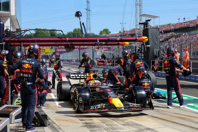 1 Max Verstappen NLD, Oracle Red Bull Racing , F1 Grand Prix of Hungary at Hungaroring on July 23, 2023 in Budapest, Hungary Photo by HOCH ZWEI Budapest Hungary