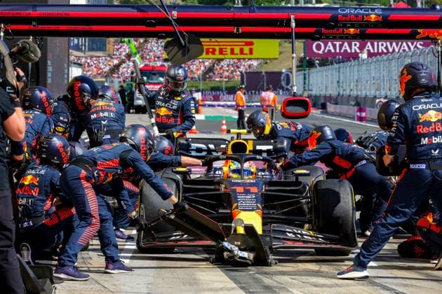 11 Sergio Perez MEX, Oracle Red Bull Racing , F1 Grand Prix of Hungary at Hungaroring on July 23, 2023 in Budapest, Hungary Photo by HOCH ZWEI Budapest Hungary