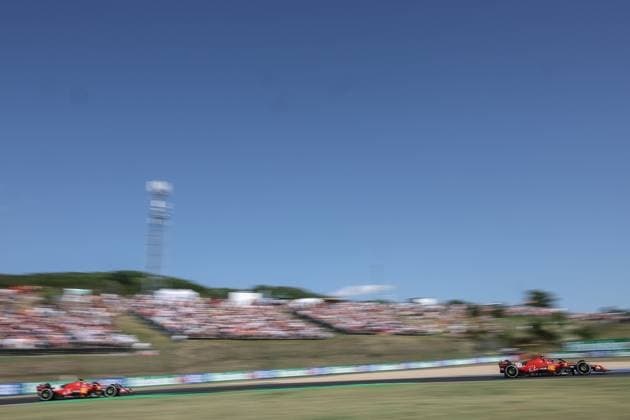 55 Carlos Sainz (ESP, Scuderia Ferrari), F1 Grand Prix of Hungary at Hungaroring on July 23, 2023 in Budapest, Hungary. (Photo by HOCH ZWEI Italy Photo Press) (Verwendung nur in Deutschland - GERMANY ONLY) *** 55 Carlos Sainz ESP, Scuderia Ferrari , F1 Grand Prix of Hungary at Hungaroring on July 23, 2023 in Budapest, Hungary Photo by HOCH ZWEI Italy Photo Press Use in Germany GERMANY ONLY 