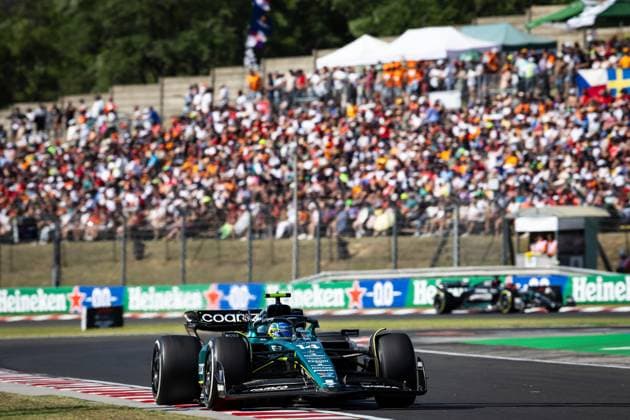 Fernando Alonso ESP, Aston Martin Aramco Cognizant F1 Team 14 HUN, Formula 1, Hungaroring, Hungary, 23 07 23 HUN, Formula 1, Hungaroring, Hungary, 23 07 23 Budapest Copyright: xFoto:xEIBNER ThomasxFuesslerx EP_tfr
