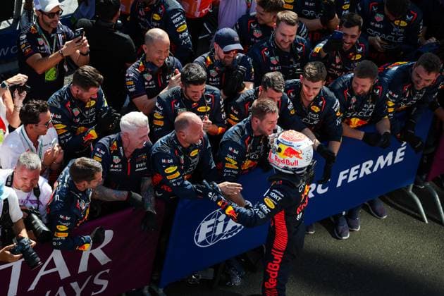 1 Max Verstappen NLD, Oracle Red Bull Racing , F1 Grand Prix of Hungary at Hungaroring on July 23, 2023 in Budapest, Hungary Photo by HOCH ZWEI Budapest Hungary