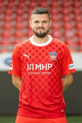Marnon Busch FC Heidenheim, 02 , GER, FC Heidenheim 1846, Football, 1 Bundesliga, Portraettermin, Spielzeit 2023 2024, 23 07 2023, DFB DFL regulations prohibit any use of photographs as image sequences and or quasi video , GER, FC Heidenheim 1846, Football, 1 Bundesliga, Portraettermin, Spielzeit 2023 2024, 23 07 2023 Heidenheim Copyright: xEibner-Pressefoto SaschaxWaltherx EP_EER