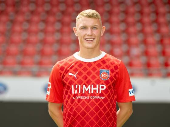 Luka Janes FC Heidenheim, 36 , GER, FC Heidenheim 1846, Football, 1 Bundesliga, Portraettermin, Spielzeit 2023 2024, 23 07 2023, DFB DFL regulations prohibit any use of photographs as image sequences and or quasi video , GER, FC Heidenheim 1846, Football, 1 Bundesliga, Portraettermin, Spielzeit 2023 2024, 23 07 2023 Heidenheim Copyright: xEibner-Pressefoto SaschaxWaltherx EP_EER