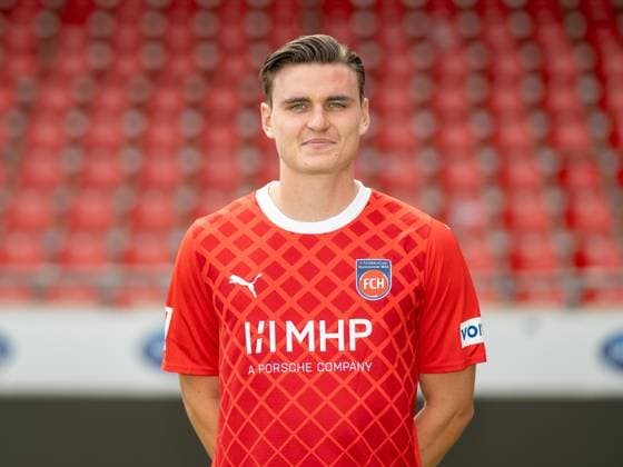 Thomas Keller FC Heidenheim, 27 , GER, FC Heidenheim 1846, Football, 1 Bundesliga, Portraettermin, Spielzeit 2023 2024, 23 07 2023, DFB DFL regulations prohibit any use of photographs as image sequences and or quasi video , GER, FC Heidenheim 1846, Football, 1 Bundesliga, Portraettermin, Spielzeit 2023 2024, 23 07 2023 Heidenheim Copyright: xEibner-Pressefoto SaschaxWaltherx EP_EER