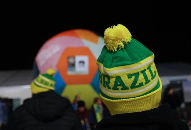 Mandatory Credit: Photo by Isabel Infantes Shutterstock (14019917d) Adelaide, Australia, July 24th 2023: Brazilian fans ahead of the 2023 FIFA Womens World Cup football match between Brazil v Panama at Hindmarsh Stadium in Adelaide, Australia.(Isabel Infantes Shutterstock) Brazil Women v Panama Women, FIFA Women s World Cup, Group H, International Football, Hindmarsh Stadium, Adelaide, Australia - 24 Jul 2023 Editorial use only Brazil Women v Panama Women, FIFA Women s World Cup, Group H, International Football, Hindmarsh Stadium, Adelaide, Australia - 24 Jul 2023 Editorial use only  Copyright: xIsabelxInfantes Shutterstockx 14019917d