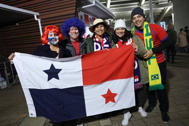Mandatory Credit: Photo by Isabel Infantes Shutterstock (14019917p) Adelaide, Australia, July 24th 2023: Panama fans ahead of the 2023 FIFA Womens World Cup football match between Brazil v Panama at Hindmarsh Stadium in Adelaide, Australia.(Isabel Infantes Shutterstock) Brazil Women v Panama Women, FIFA Women s World Cup, Group H, International Football, Hindmarsh Stadium, Adelaide, Australia - 24 Jul 2023 Editorial use only Brazil Women v Panama Women, FIFA Women s World Cup, Group H, International Football, Hindmarsh Stadium, Adelaide, Australia - 24 Jul 2023 Editorial use only  Copyright: xIsabelxInfantes Shutterstockx 14019917p