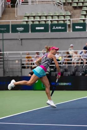 LAURA SIEGEMUND (GER) TENNIS : BNP Parisbas Varsovie Open - WTA250 - 24 07 2023 FrancoisAsal Panoramic  