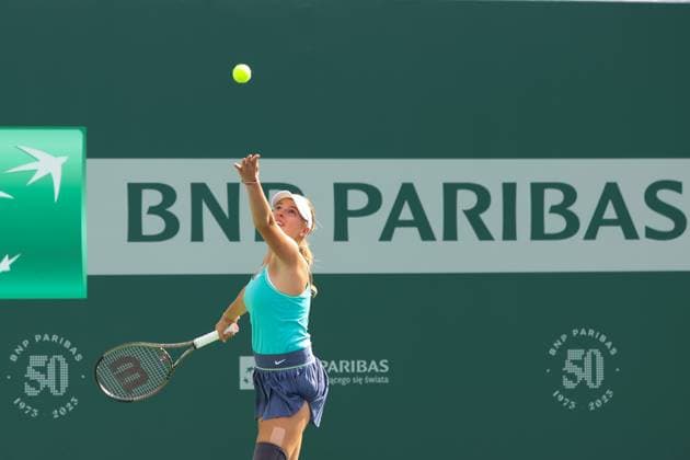 WARSZAWA 24.07.2023 TURNIEJ TENISOWY BNP PARIBAS WARSAW OPEN 2023 --- WOMENS WTA, Tennis Damen 250 TENNIS TOURNAMENT BNP PARIBAS WARSAW OPEN LINDA FRUHVIRTOVA FOT. ANNA KLEPACZKO FOTOPYK NEWSPIX.PL --- Newspix.pl  230724LUM006