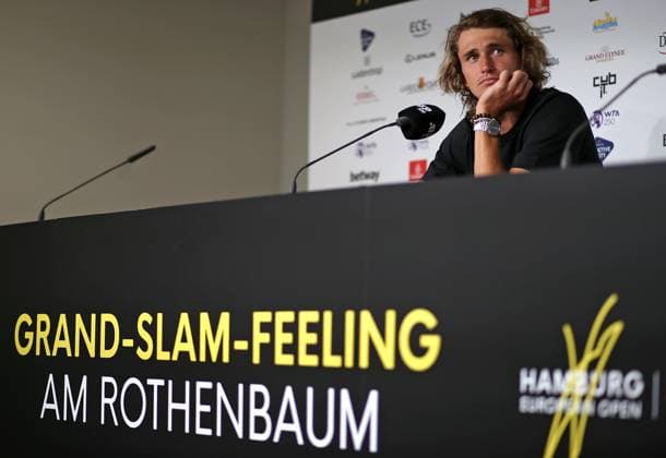 Tennis ATP Tournament in Hamburg, Alexander Zverev Press Conference