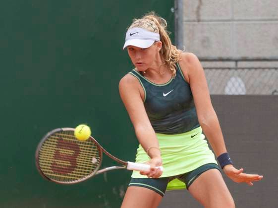 July 24, 2023, Lausanne, Vaud, Switzerland: Lausanne Switzerland, 07 24 2023: Mirra Andreeva of Russia during 16th final of Ladies Open Lausanne 2023. Ladies Open Lausanne 2023 took place tennis club of Lausanne, the Olympic capital Lausanne Switzerland - ZUMAd206 20230724_zip_d206_030 Copyright: xEricxDubostx