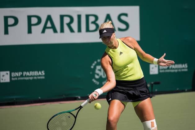 Tennis, WTA-Turnier in Warschau CLARA TAUSON (DEN) TENNIS : BNP Parisbas Varsovie Open - WTA250 - 25 07 2023 FrancoisAsal Panoramic  