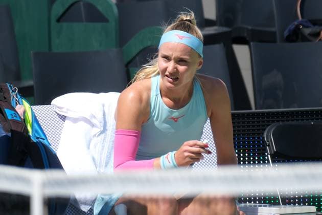 RECORD DATE NOT STATED Warszawa korty legii 25.07.2023. Turniej tenisowy z cyklu WTA, Tennis Damen 250 BNP Paribas Warsaw Open 2023 N Z Rebecca Sramkova FOT.TEDI NEWSPIX.PL --- Newspix.pl  TEDI250723_016