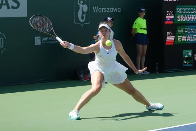 RECORD DATE NOT STATED Warszawa korty legii 25.07.2023. Turniej tenisowy z cyklu WTA, Tennis Damen 250 BNP Paribas Warsaw Open 2023 N Z Weronika Ewald. FOT.TEDI NEWSPIX.PL --- Newspix.pl  TEDI250723_034