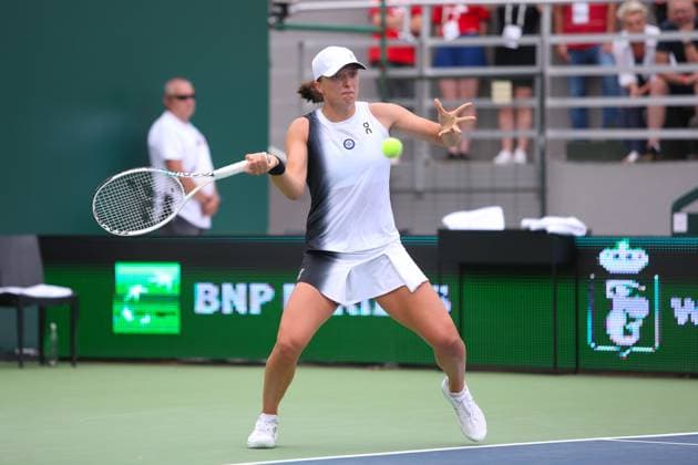 WARSZAWA 25.07.2023 TURNIEJ TENISOWY BNP PARIBAS WARSAW OPEN 2023 --- WOMENS WTA, Tennis Damen 250 TENNIS TOURNAMENT BNP PARIBAS WARSAW OPEN IGA SWIATEK FOT. ANNA KLEPACZKO FOTOPYK NEWSPIX.PL --- Newspix.pl  230725LUM042
