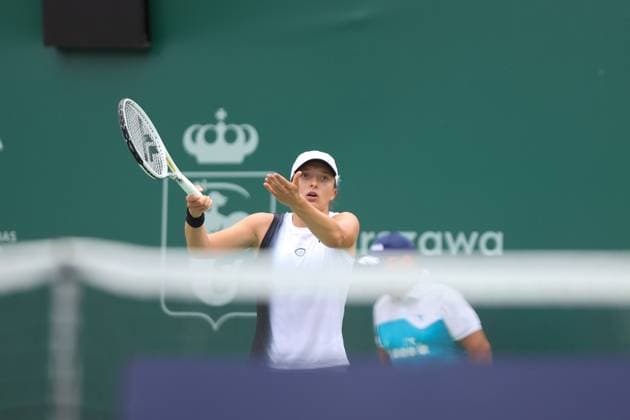 Sport Bilder des Tages WARSZAWA 25.07.2023 TURNIEJ TENISOWY BNP PARIBAS WARSAW OPEN 2023 --- WOMENS WTA, Tennis Damen 250 TENNIS TOURNAMENT BNP PARIBAS WARSAW OPEN IGA SWIATEK FOT. ANNA KLEPACZKO FOTOPYK NEWSPIX.PL --- Newspix.pl  230725LUM050
