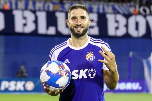 GNK Dinamo Zagreb v Astana - UEFA Champions League Second Qualifying Round: First Leg Luka Ivanusec after the UEFA Champions League Second qualifying round first leg match between GNK Dinamo Zagreb and Astana at Maksimir Stadium on July 25, 2023 in Zagreb, Croatia. GoranxStanzl PIXSELL