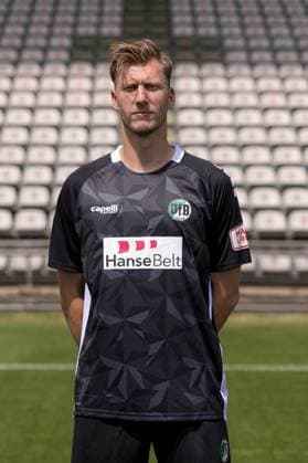 Philipp Klewin VfB Lübeck, 3 league, portrait date 2023 2024 Lübeck Schleswig Holstein Germany Stadion Lohmühle Copyright: xAgentur54GradFelixxKoenigx
