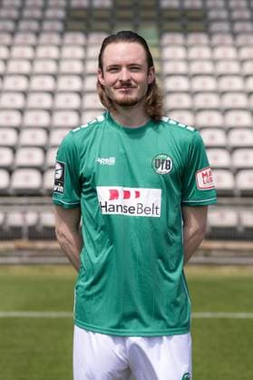 Niklas Kastenhofer VfB Lübeck, 3 league, portrait date 2023 2024 Schleswig Holstein Stadium Lohmühle Copyright: xAgentur54GradFelixxKoenigx