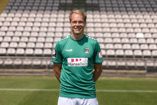Kimmo Hovi VfB Lübeck, 3 league, portrait date 2023 2024 Lübeck Schleswig Holstein Germany Stadion Lohmühle Copyright: xAgentur54GradFelixxKoenigx