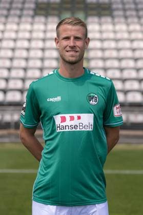 Tommy Grupe VfB Lübeck, 3 league, portrait date 2023 2024 Lübeck Schleswig Holstein Germany Stadion Lohmühle Copyright: xAgentur54GradFelixxKoenigx