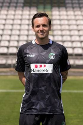 Florian Kirschke VfB Lübeck, 3 league, portrait date 2023 2024 Lübeck Schleswig Holstein Germany Stadion Lohmühle Copyright: xAgentur54GradFelixxKoenigx