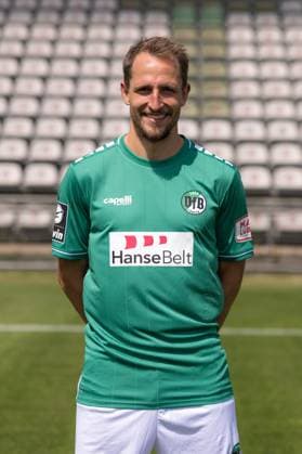 Ulrich Taffertshofer VfB Lübeck, 3 league, portrait date 2023 2024 Lübeck Schleswig Holstein Germany Stadion Lohmühle Copyright: xAgentur54GradFelixxKoenigx
