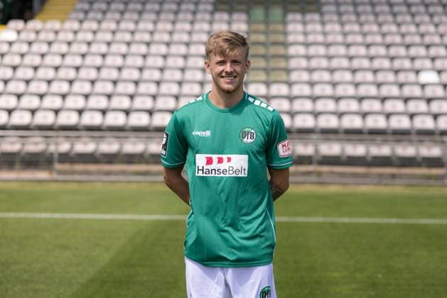 Robin Velasco VfB Lübeck, 3 league, portrait date 2023 2024 Lübeck Schleswig Holstein Germany Stadion Lohmühle Copyright: xAgentur54GradFelixxKoenigx